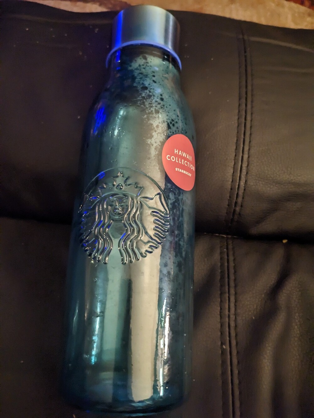 Starbucks Hawaii Collection Exclusive Recycled Glass Water Bottle - 20oz